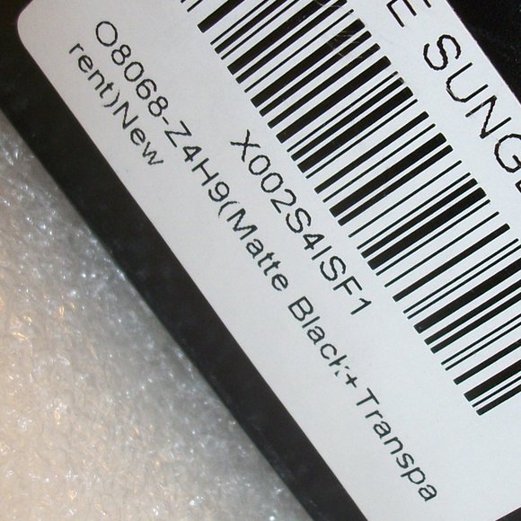 OLIEYE  Matte Black Sunglass Frames Clear Lens NEW - Picture 7 of 7